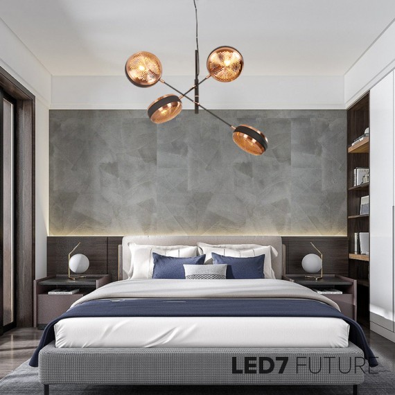 Loft Industry Modern - Head Chandelier